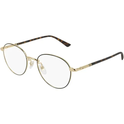 Gold Black Eyewear Frames,Silver Eyewear Frames - Gucci - Modalova