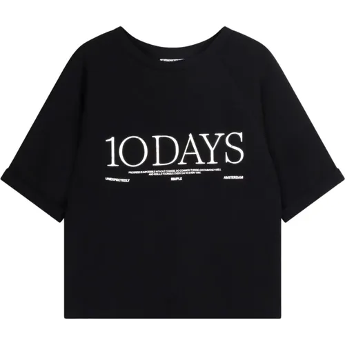 T-Shirts , Damen, Größe: XS - 10Days - Modalova
