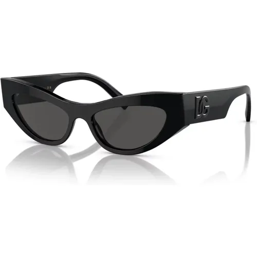 Dark Grey Sunglasses - Dolce & Gabbana - Modalova