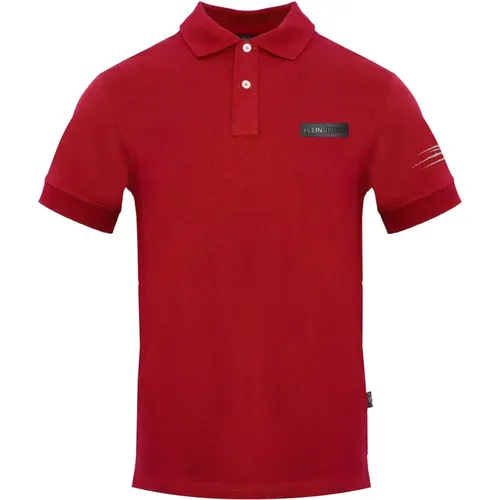 Kurzarm-Poloshirt aus Baumwolle , Herren, Größe: XL - Plein Sport - Modalova