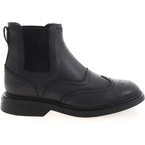 Stylish Men`s Ankle Boots , male, Sizes: 8 1/2 UK, 9 UK, 10 UK, 7 UK, 9 1/2 UK - Hogan - Modalova