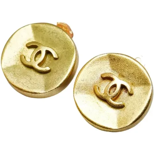 Pre-owned Metal earrings , female, Sizes: ONE SIZE - Chanel Vintage - Modalova