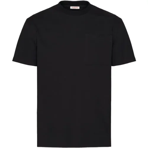 Schwarze T-Shirts und Polos von , Herren, Größe: XL - Valentino Garavani - Modalova