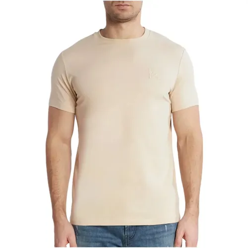 Crewneck T-Shirt Elevate Casual Style , Herren, Größe: L - Karl Lagerfeld - Modalova