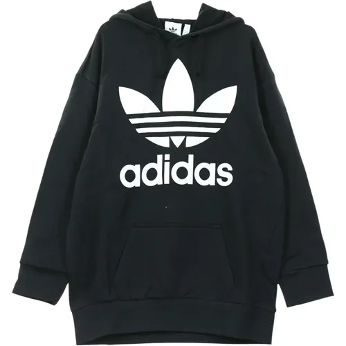 Schwarz/Weiß Kapuzenpullover für Männer , Herren, Größe: S - Adidas - Modalova