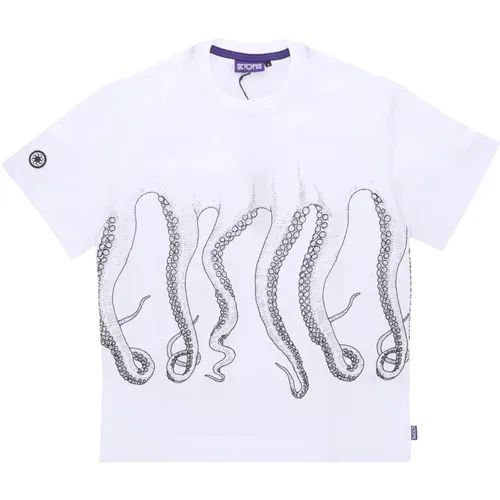 Outline Tee - Herren T-Shirt , Herren, Größe: XL - Octopus - Modalova