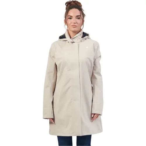 Slim Fit Trench Coat , Damen, Größe: L - K-way - Modalova