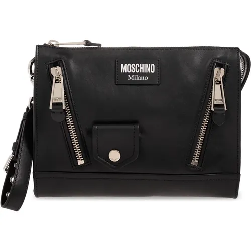 Handtasche mit Logo Moschino - Moschino - Modalova