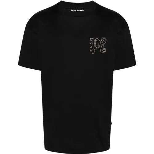 T-shirts and Polos , male, Sizes: L, S - Palm Angels - Modalova
