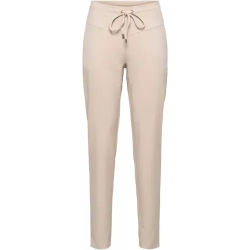 Stylish Twill Pants with Unique Details , female, Sizes: 3XL, XL, 2XL, L - &Co Woman - Modalova