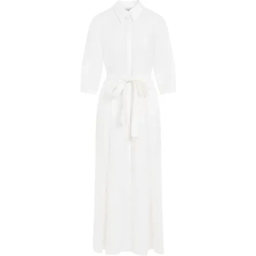 Ivory Wool Cashmere Long Dress , female, Sizes: S, XS - Gabriela Hearst - Modalova