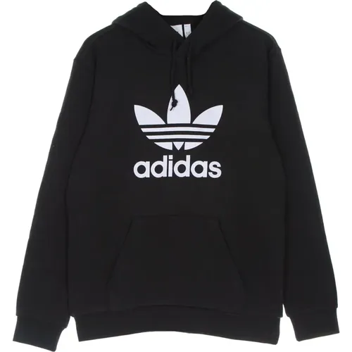 Classic Trefoil Lightweight Hoodie /White , male, Sizes: L, XS, XL, M - Adidas - Modalova