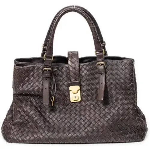 Pre-owned Leather shoulder-bags , female, Sizes: ONE SIZE - Bottega Veneta Vintage - Modalova