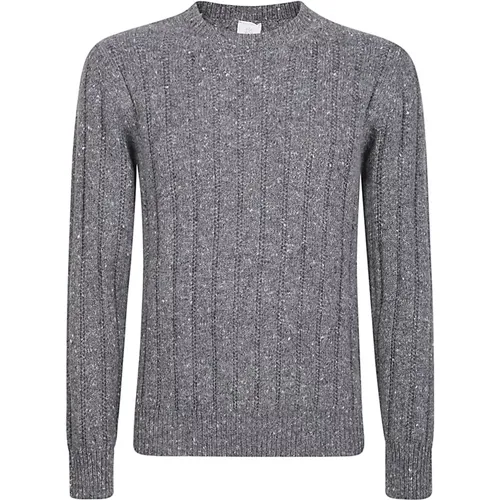 Cashmere Wool Crewneck Sweater , male, Sizes: M, XL, L, 3XL, 2XL, S - Eleventy - Modalova