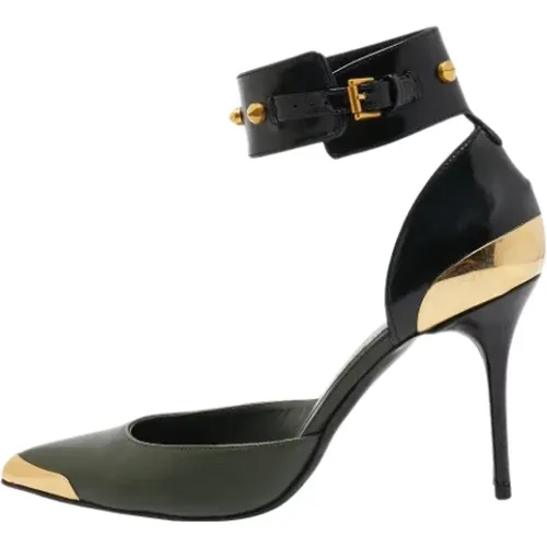 Pre-owned Leather heels , female, Sizes: 4 1/2 UK - Alexander McQueen Pre-owned - Modalova