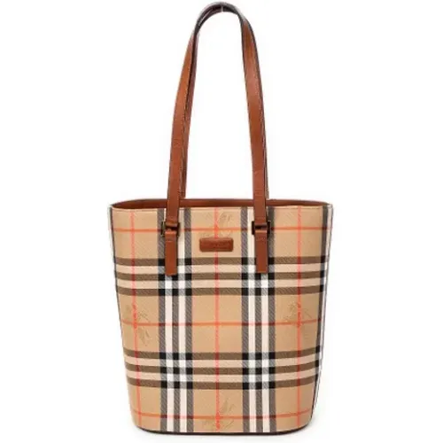 Pre-owned Canvas totes , female, Sizes: ONE SIZE - Burberry Vintage - Modalova