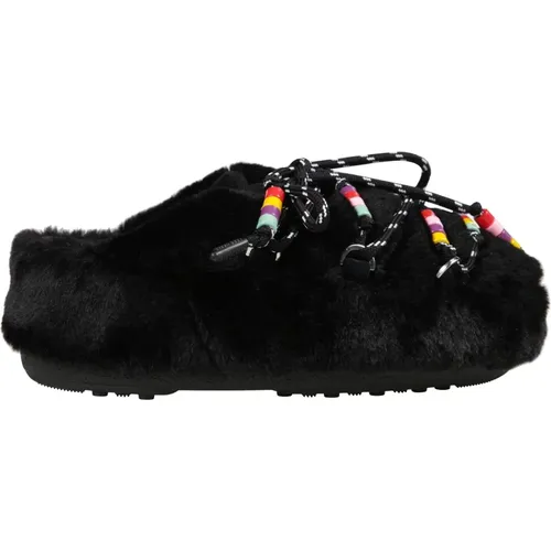 Faux Fur Beads Winter Boots , female, Sizes: 2 UK - moon boot - Modalova