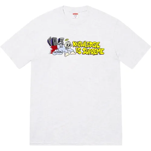 Klassisches Knowledge Tee Ash Grey - Supreme - Modalova