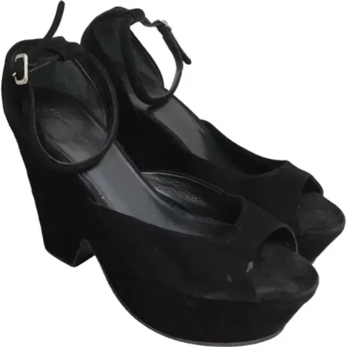Pre-owned Suede sandals , female, Sizes: 4 UK - Celine Vintage - Modalova