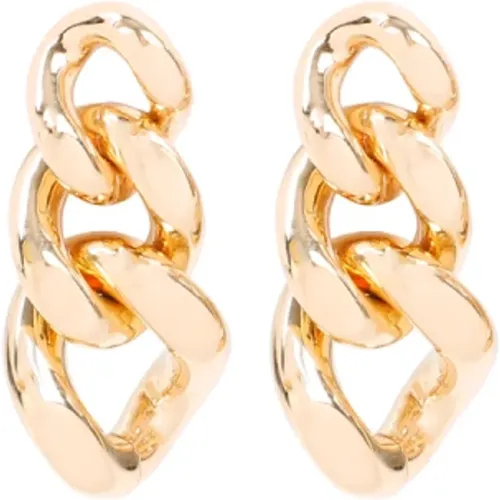 Metallic Chain Earrings , female, Sizes: ONE SIZE - Jil Sander - Modalova