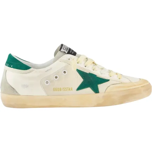 White Super Star Penstar Sneaker , male, Sizes: 8 UK, 7 UK, 10 UK, 11 UK - Golden Goose - Modalova