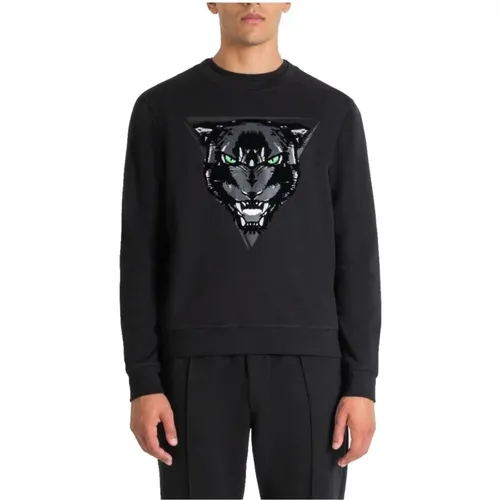 Panther-Print Sweatshirt - Antony Morato - Modalova