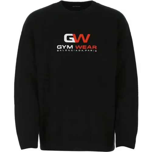 Gym Wear Cashmere Sweater , male, Sizes: S, XS, M - Balenciaga - Modalova