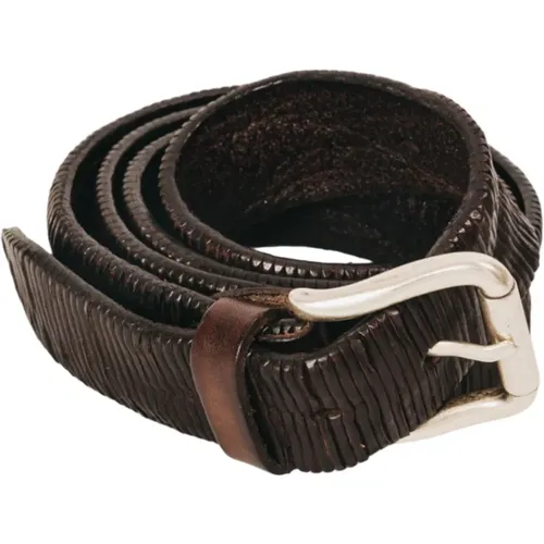 Leather Belt Tj72Lapr06 , male, Sizes: XL, 2XL - The Jack Leathers - Modalova