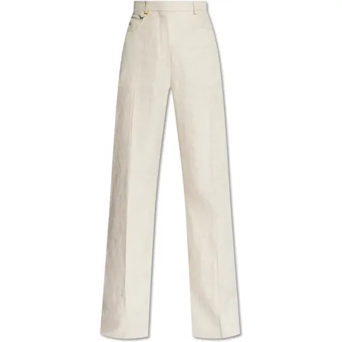 Sauge pleat-front trousers , female, Sizes: S, M - Jacquemus - Modalova
