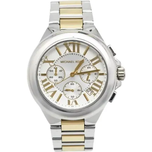 Pre-owned Stainless Steel watches , female, Sizes: ONE SIZE - Michael Kors Pre-owned - Modalova