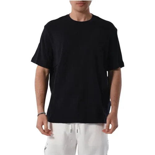 Baumwoll T-Shirt mit Rundhalsausschnitt - Armani Exchange - Modalova