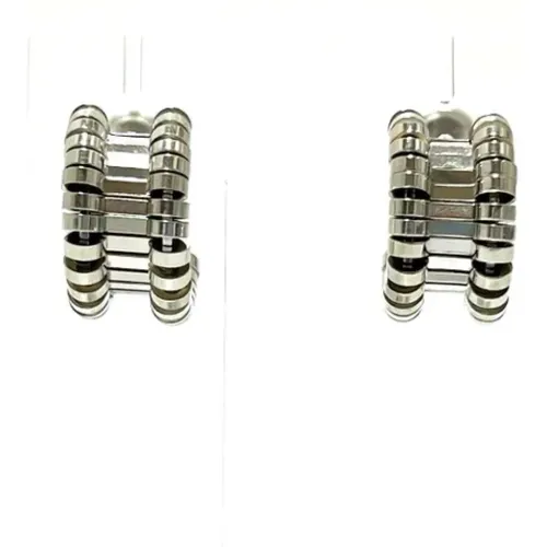 Pre-owned Metal earrings , female, Sizes: ONE SIZE - Bottega Veneta Vintage - Modalova