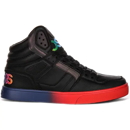 Blue Red Men's Sneakers , male, Sizes: 8 1/2 UK, 7 1/2 UK, 6 UK, 6 1/2 UK, 11 UK, 13 UK, 10 UK - Osiris - Modalova