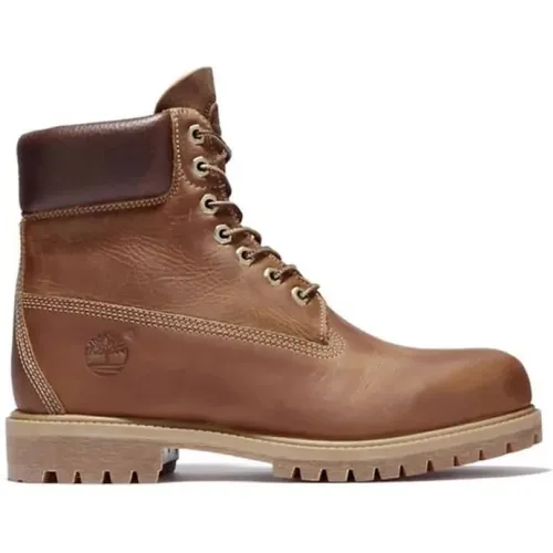 Klassische Wasserdichte Lederstiefel , Herren, Größe: 44 EU - Timberland - Modalova