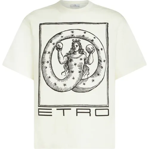 T-shirts and Polos , male, Sizes: L, S - ETRO - Modalova