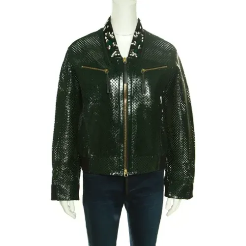 Pre-owned Leather outerwear , female, Sizes: S - Marni Pre-owned - Modalova