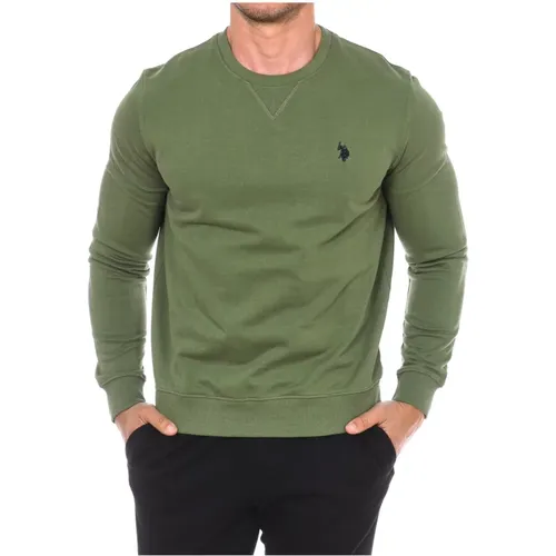 Round Neck Sweatshirt , male, Sizes: L, XL, M, 2XL - U.s. Polo Assn. - Modalova