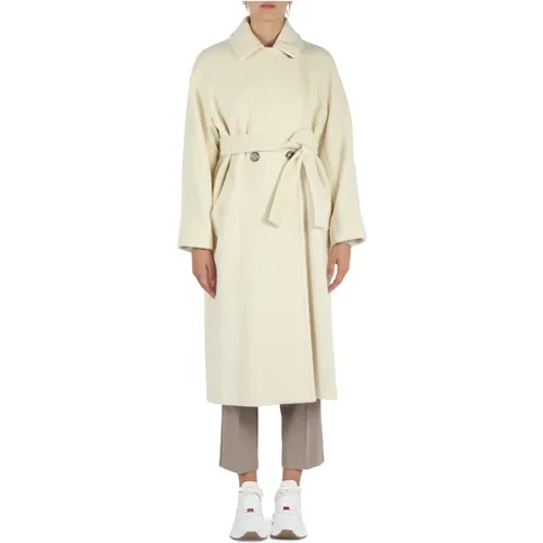 Virgin Wool Classic Coat , female, Sizes: 2XS, XS, S - Marella - Modalova