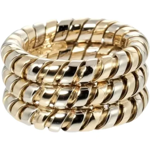 Pre-owned Gold rings , female, Sizes: ONE SIZE - Bvlgari Vintage - Modalova