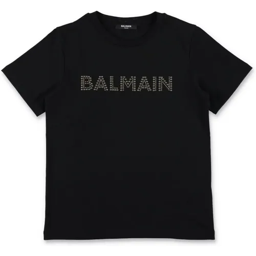 Logo Crewneck T-Shirt Balmain - Balmain - Modalova