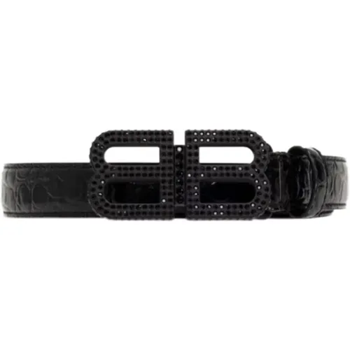 Coco Print Belt , female, Sizes: 85 CM, 90 CM, 95 CM - Balenciaga - Modalova