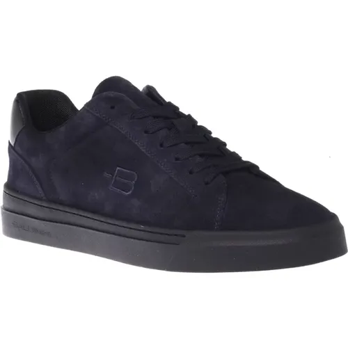 Trainers in dark suede , Herren, Größe: 42 1/2 EU - Baldinini - Modalova