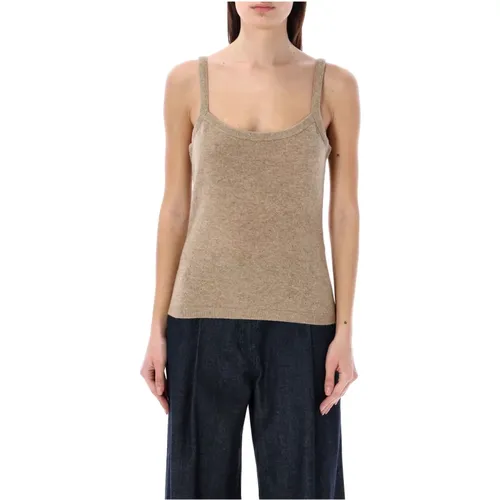 Women's Clothing Topwear Camel Ss24 , female, Sizes: M, S - The Garment - Modalova