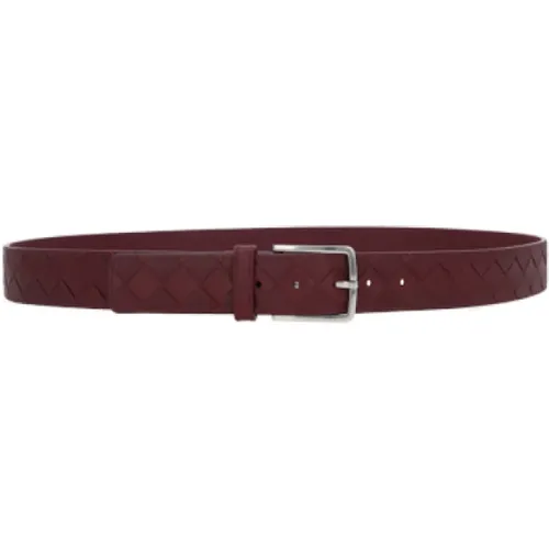 Woven Leather Belt , male, Sizes: 105 CM - Bottega Veneta - Modalova