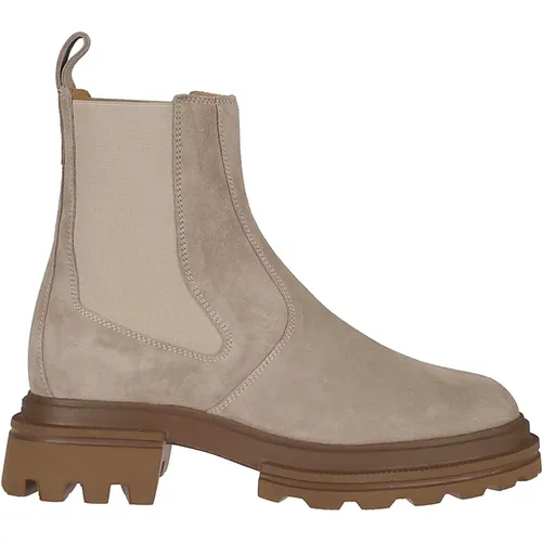 Klassische Chelsea-Boots für Herren , Damen, Größe: 38 1/2 EU - Hogan - Modalova