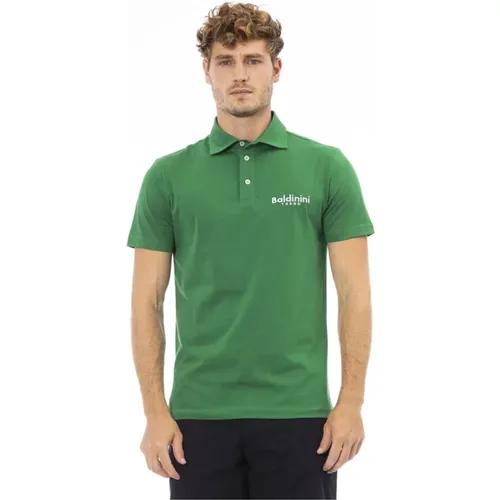 Bestickte Logo Polo Shirts Trend , Herren, Größe: 2XL - Baldinini - Modalova