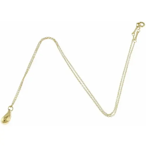 Pre-owned Gold necklaces , female, Sizes: ONE SIZE - Tiffany & Co. Pre-owned - Modalova