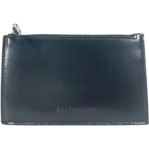 Pre-owned Leather wallets , female, Sizes: ONE SIZE - Balenciaga Vintage - Modalova