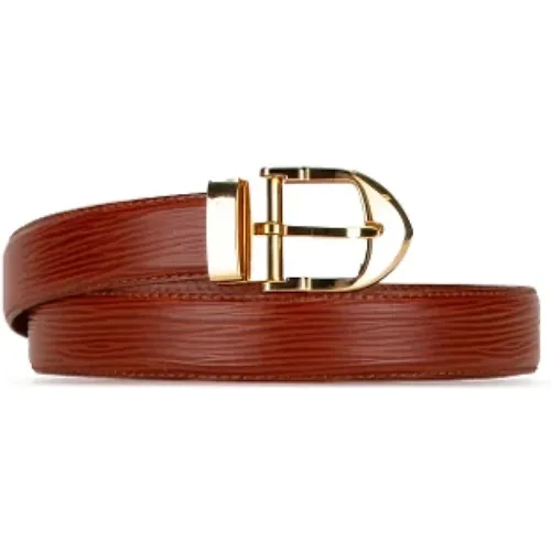 Pre-owned Leather belts , female, Sizes: ONE SIZE - Louis Vuitton Vintage - Modalova