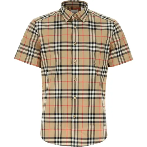 Blusen Shirts , Herren, Größe: L - Burberry - Modalova